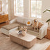 Lazy Soft Flannel Breathable Pet Mat Non-slip Sectional Couch Cover