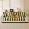 Vintage Striped Chenille Non-Slip Couch Cover