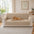 Plush Pet-Friendly Non-Slip One-Piece Sectional Couch Cover Recliner Couch Cover - Strips
