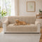 Plush Pet-Friendly Non-Slip One-Piece Sectional Couch Cover Recliner Couch Cover - Strips