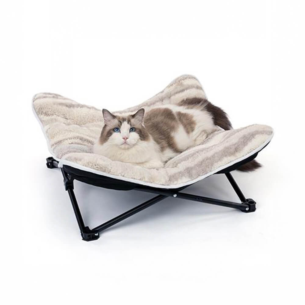 Foldable Elevated Portable Outdoor Camping Dog & Cat Bed - FUNNYFUZZY