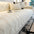 Soft Plush Velvet Star-Pattern Quilted Non-Slip Couch Cover
