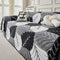 Pet-Friendly Thickened Soft Plush Leaf-Patterned Sofa Throw Couch Cover