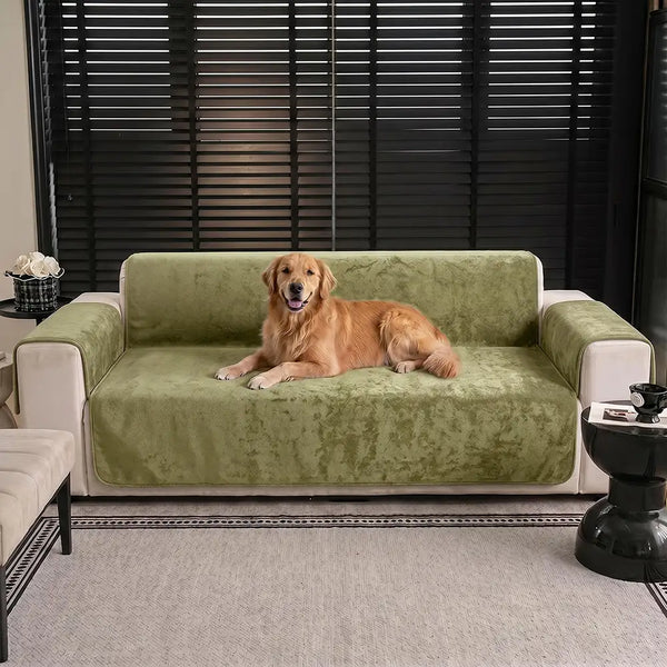 Cloud Fleece Anti-Slip One-Piece Couch Cover