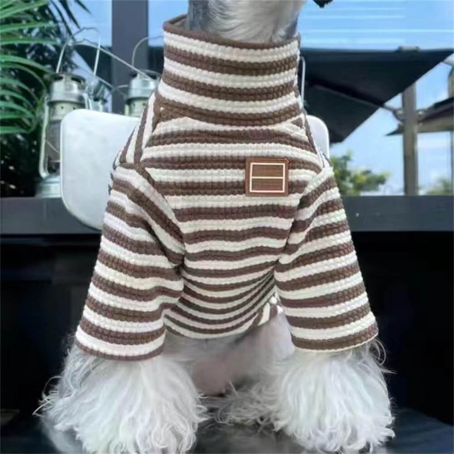 SMALL DOG - Red Baseball Jacket