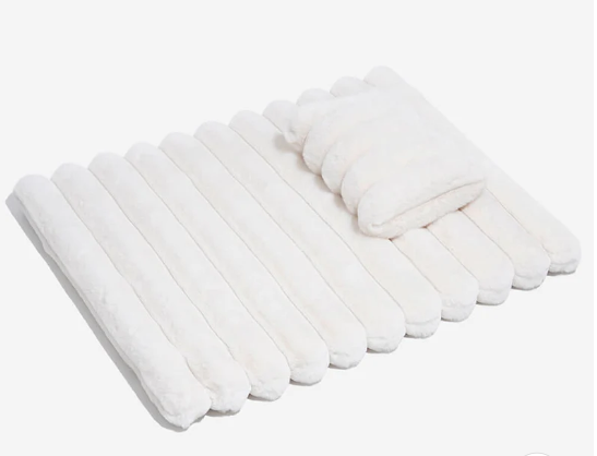 Luxury Striped Faux Fur Fluffy Pet Mat - FUNNYFUZZY