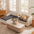 Lazy Soft Flannel Breathable Pet Mat Non-slip Sectional Couch Cover