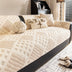 Thick Waffle-Textured Plush Non-Slip Couch Cover