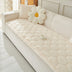 Thick Plush Hexagon-Quilted Pet Mat Non-Slip Couch Cover
