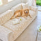 Modern Textured Striped Chenille Non-Slip Couch Cover