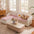 Lazy Soft Flannel Breathable Pet Mat Non-slip Sectional Couch Cover
