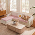 Lazy Soft Flannel Breathable Pet Mat Non-slip Sectional Couch Cover