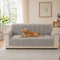 Plush Pet-Friendly Non-Slip One-Piece Sectional Couch Cover Recliner Couch Cover - Strips