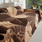 Pet-Friendly Thickened Soft Plush Leaf-Patterned Sofa Throw Couch Cover