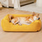 Corduroy Scratch-Resistant Breathable Detachable Comfort Dog Bed