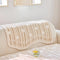 Modern Textured Striped Chenille Non-Slip Couch Cover