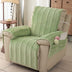 All-Season Scratch-Resistant Non-Slip Recliner Couch Cover with Elastic Straps