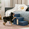 Arthritis-Friendly Multifunctional Foldable Non-Slip Dog Stairs with Storage and Condo
