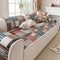 Artistic Line Quilted Comfortable Sofa Protection Non-Slip Couch Cover