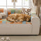 Artistic Line Quilted Comfortable Sofa Protection Non-Slip Couch Cover