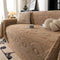 Bowknot Jacquard Plush Multifunctional Sofa Blanket Couch Cover