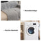 Bowknot Jacquard Plush Multifunctional Sofa Blanket Couch Cover