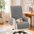 One-Piece Plush Non-Slip Office Chair Protector & Couch Cover with Elastic Straps
