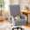 Water-Repellent One-Piece Non-Slip Office Chair Protector & Couch Cover with Elastic Straps