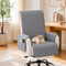 Water-Repellent One-Piece Non-Slip Office Chair Protector & Couch Cover with Elastic Straps