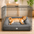 Fully Orthopedic Surround Support Waterproof Large Dog Bed for Crate