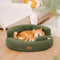 Luxe Diamond Velvet extraíble cama ortopédica para perros con almohada - Dreamnest