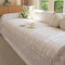 Checkered Pattern Breathable Chenille Sofa Protection Couch Cover