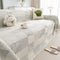 Checkered Skin-Friendly Cooling Ice Silk Sofa Decor Protective Couch Cover