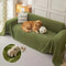 Chenille Jacquard Scratch-Resistant Sofa Protector Couch Cover