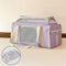 Classic Diamond Pattern Portable Large-Capacity Expandable Pet Carrier Bag - Travel Nest