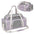 Classic Diamond Pattern Portable Large-Capacity Expandable Pet Carrier Bag