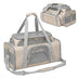 Classic Diamond Pattern Portable Large-Capacity Expandable Pet Carrier Bag - Travel Nest