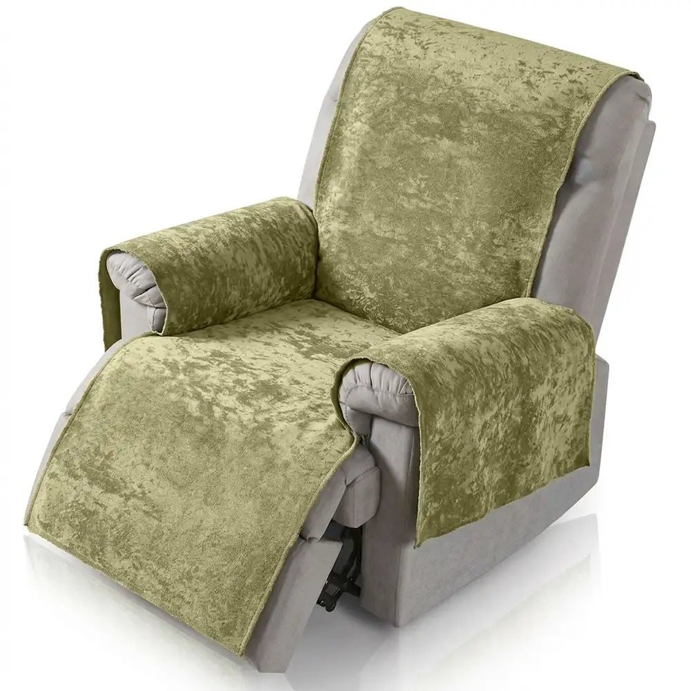 Cloud Fleece Anti-Slip One-Piece Recliner Chair Cover