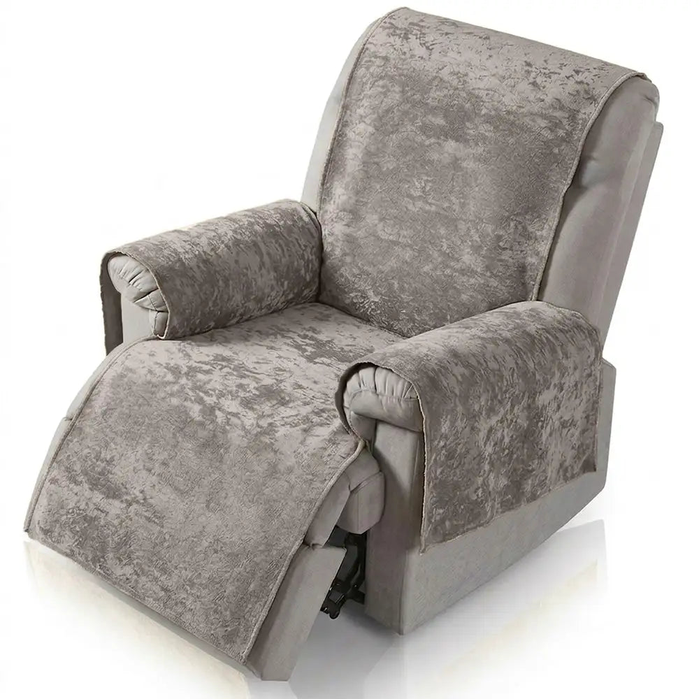 Cloud Fleece Anti-Slip One-Piece Recliner Chair Cover