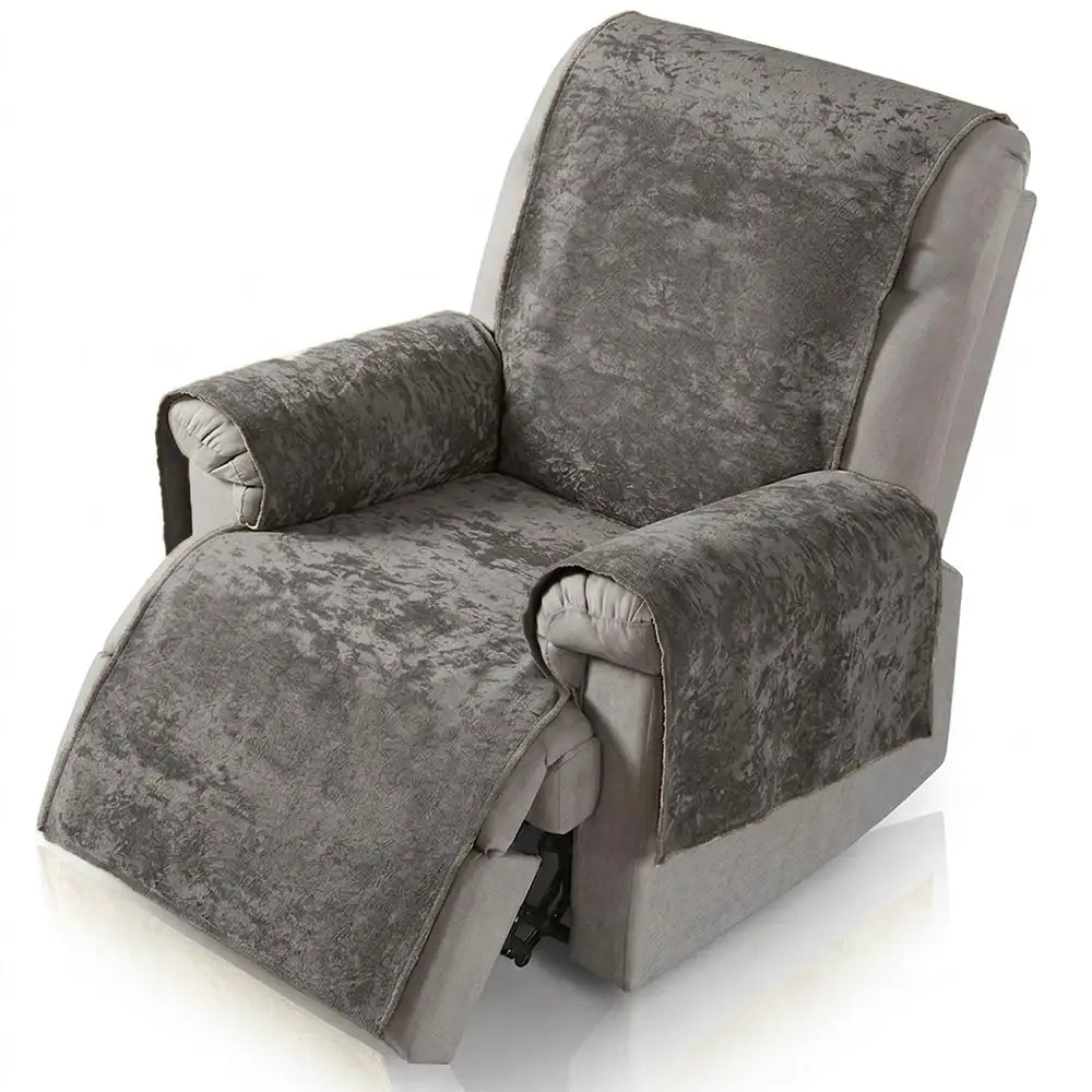 Cloud Fleece Anti-Slip One-Piece Recliner Chair Cover