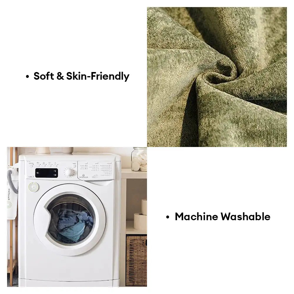 Cloud Fleece Anti-Slip One-Piece Recliner Chair Cover