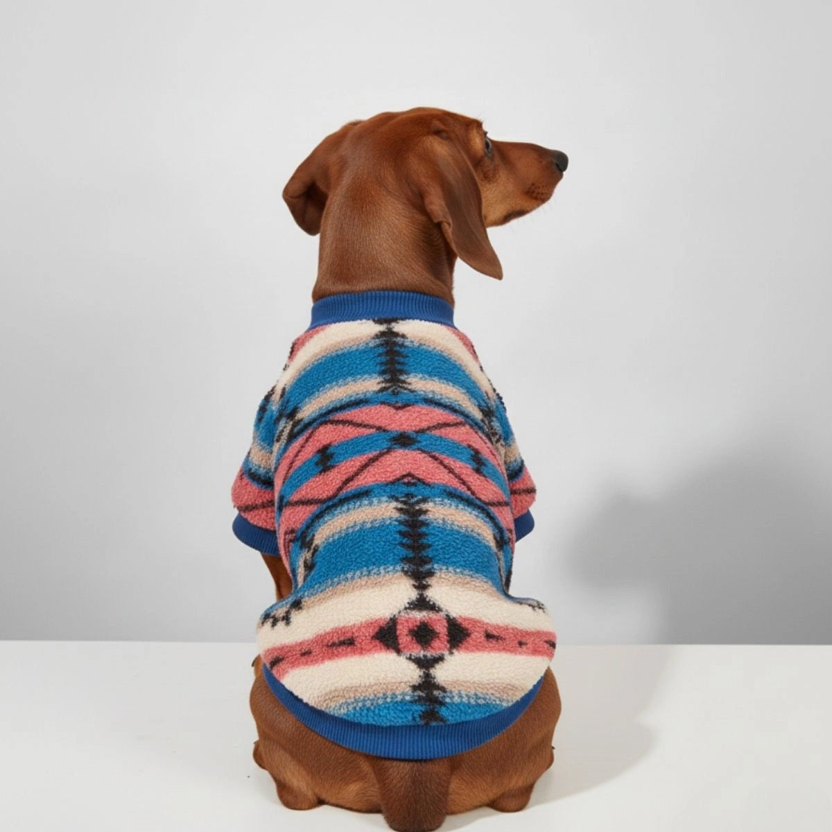 Colorful Striped Dog Sweater - Cozy & Fashionable Winter Wear