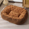 Cookie Plush Winter Warm Cozy Deep Sleep Dog Bed