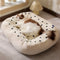 Cookie Plush Winter Warm Cozy Deep Sleep Dog Bed
