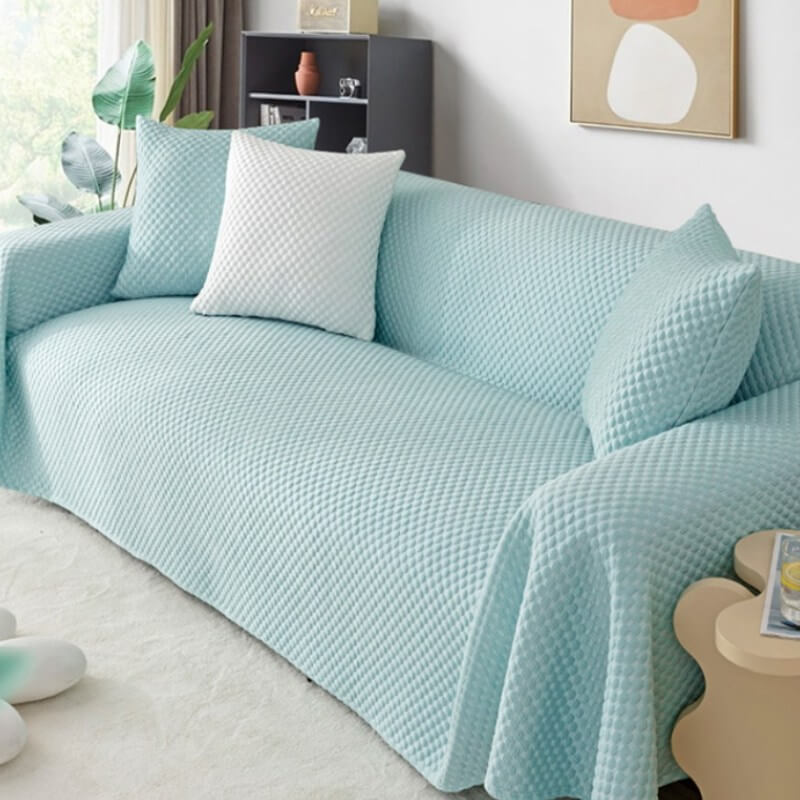 Capa de sofá respirável de seda gelada protetora anti-arranhões
