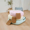 Cooling Ice Silk Heat Absorbing Dog Calming Bed Pet Bed - Ice Cream