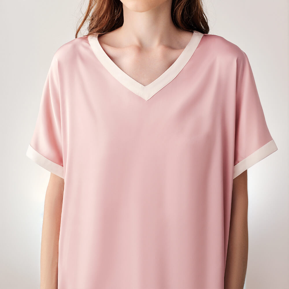 Cooling Ultra-Soft Breathable Short Sleeve Couples Pajama Set