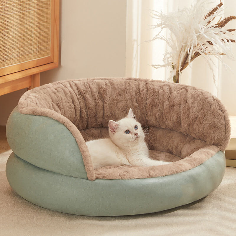Large Cozy Plush Dog Sofa Bed - FunnyFuzzy