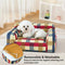 Cotton Canvas Fabric Breathable Scratch-Resistant Dog Sofa Bed