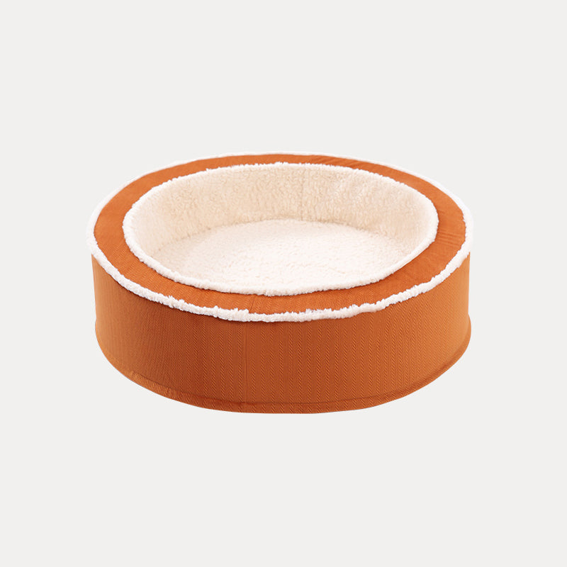 Cozy Warm Round Orthopedic Support Dog Bed